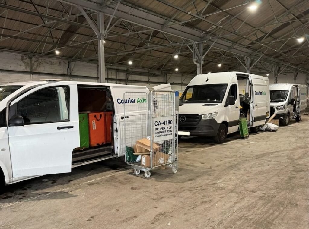 courier axis delivery vans